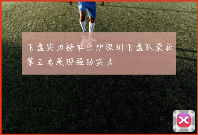 飞盘实力榜单出炉深圳飞盘队荣获第五名展现强劲实力