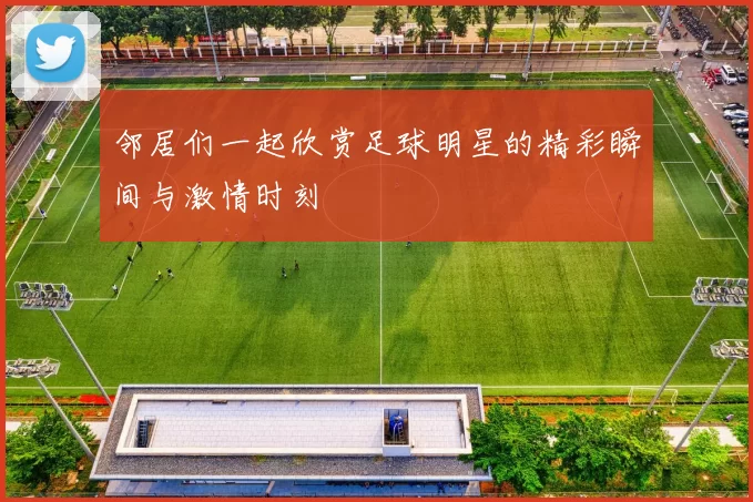 邻居们一起欣赏足球明星的精彩瞬间与激情时刻