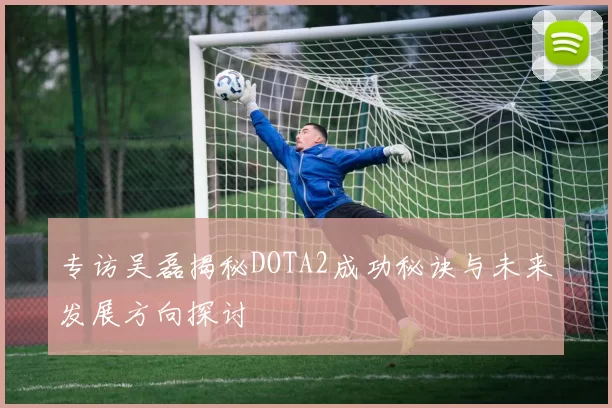 专访吴磊揭秘DOTA2成功秘诀与未来发展方向探讨